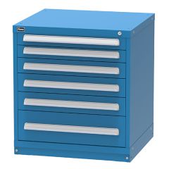 Vidmar SCU1004AL Bench Height Drawer Cabinet with 6 Drawers, 33" x 30" x 27.75"