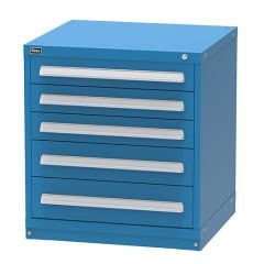 Vidmar SCU1012AL Bench Height Drawer Cabinet with 5 Drawers, 33" x 30" x 27.75"