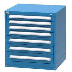 Vidmar SEP1002AL Bench Height Drawer Cabinet with 7 Drawers, 33" x 30" x 27.75"