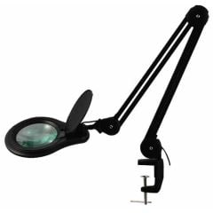 Aven ProVue SuperSlim LED Magnifying Lamp with 8 Diopter Lens & Heavy-Duty  Clamp, White
