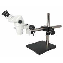 View Solutions SZ02020421 Stereo Zoom Binocular Microscope with Dual Boom Stand