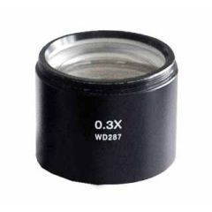 Auxiliary Objective Lens for 6.7-45x Stereo Zoom Microscopes, 0.3x