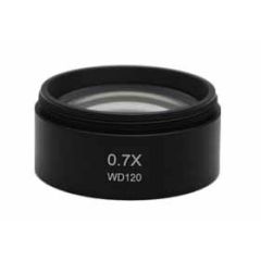 Auxiliary Objective Lens for 6.7-45x Stereo Zoom Microscopes, 0.7x
