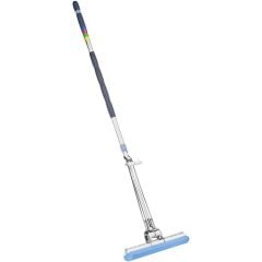 Roll-O-Matic® Cleanroom Sponge Roller Mop with Extendable Aluminum Handle, for 10" Heads