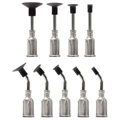 Virtual Industries VCS-9-B ESD-Safe Replacement Vacuum Tip Kit with 9 Buna-N Static Dissipative Non-Marking Vacuum Cups with Probes
