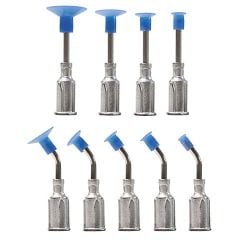 Virtual Industries VCS-9-PUR Replacement Vacuum Tip Kit with 9 Blue PUREACLEAN™ Non-Marking Vacuum Cups With Probes