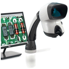 Vision Mantis Elite-Cam HD Stereo Microscope with Universal Stand and Integrated USB Camera