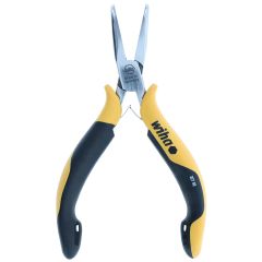 Precision ESD-Safe Needle Nose Pliers with 90° Bent, Smooth Jaw & Molded Comfort Grip, 5.75" OAL