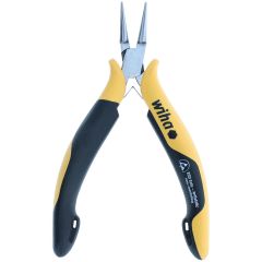 Wiha 32750 Precision Short Smooth Jaw Round Nose Pliers, 4.75" OAL