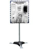 Clean & Disinfect PPE Station with Stand, 72" x 27"