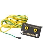 ACL Staticide 8092 Bench Mount Grounding Cord with Two Banana Jacks, 10'