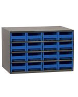 Akro-Mils 19416 19-Series Steel Storage Cabinet, holds 16 Drawers, 11" x 17" x 11"