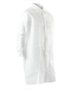 Alpha ProTech Critical Cover® AlphaGuard® Disposable Lab Coats with 3 Pockets & Knit Wrists, White