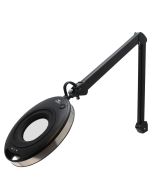 Aven In-X LED Magnifying Lamp with 8 & 5 Diopter Lenses & Heavy-Duty Clamp, Black