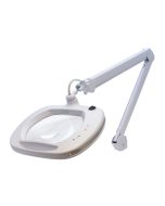 Aven 26505-LED-XL3 MightyVue Pro Magnifying Lamp with 3 Diopter Lens & Edge Clamp, White