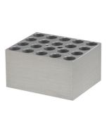 Benchmark Scientific BSW13 Block for Dry Baths, holds (20) 12mm or 13mm Test Tubes