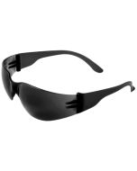 Bullhead Safety&reg; BH133 Torrent Safety Glasses with Crystal Black Frame & Smoke Lens