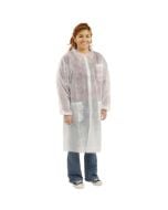 CleanPro® DLWH Polypropylene Disposable Lab Coat with 3 Pockets