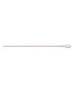Contec SF-19 CONSTIX&trade; Oval Head Polyurethane Foam over Cotton Tip Swab with Wood Handle, 6" Long