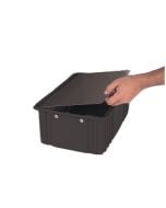 LEWISBins CDC1000-XL ESD-Safe Insert Cover for DC1000 Series Divider Boxes, Black