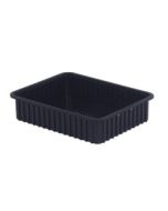 LEWISBins DC3050-XL ESD-Safe Conductive Divider Container, Black, 17.4" x 22.4" x 5"