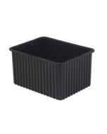 LEWISBins DC3120-XL ESD-Safe Conductive Divider Container, Black, 17.4" x 22.4" x 12"