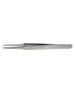 High Precision ESD-Safe Stainless Steel Tweezer with Straight, Blunt Tips