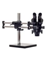 OC White TKSZ ProZoom&reg; SZ-4.5 Stereo Zoom Binocular Microscope with Dual Boom Stand & Ring Light