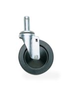 Olympic J5 5" Resilient Rubber Swivel Caster - 200 lb. capacity