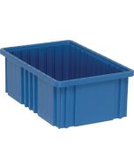 Quantum DG92060 Dividable Grid Containers, Blue, 10.88" x 16.5" x 6"