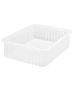 Clear-View Dividable Grid Containers, 17.5" x 22.5" x 6"