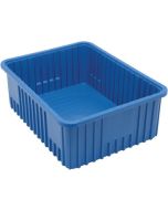 Quantum DG93080 Dividable Grid Containers, Blue, 17.5" x 22.5" x 8"