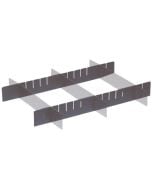 Quantum DL92050 16.5" Long Dividers for Dividable Grid Containers, 4.5" Tall