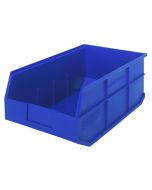 Quantum SSB465 Stackable Shelf Bins, Blue, 11" x 18" x 7"