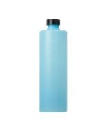 R&R Lotion RSB-16-ESD Round Storage Bottle with Lid, Blue, 16 oz.