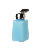 R&R Lotion SD-8-ESD Dispensing Bottle with Standard Pump, Blue, 8 oz.