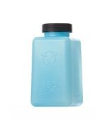 R&R Lotion SQB-8-ESD Square Storage Bottle with Lid, Blue, 8 oz.