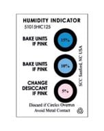SCS MIL Standard 3-Spot Humidity Indicator Card, 5% 10% 15% RH, Can of 125