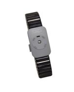 SCS 2387 X-Large Black Metal Dual Wire Wrist Strap with 3.4mm Plug 