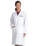 Fashion Seal® 400 Poplin Traditional Womens' Lab Coat with Stitched Back Belt, 1 Inner & 2 Oversized Outer Pockets, White