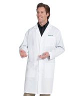 Fashion Seal® 415 Twill Knee-Length Unisex Lab Coat with 1 Inner & 2 Oversized Outer Pockets, White