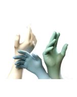 TechNiGlove TN2000W 5 Mil Low Particle Nitrile Cleanroom Gloves, White, 12"