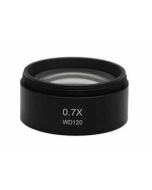 Auxiliary Objective Lens for 6.7-45x Stereo Zoom Microscopes, 0.7x