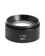 Auxiliary Objective Lens for 6.7-45x Stereo Zoom Microscopes, 1.5x