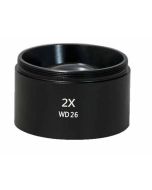Auxiliary Objective Lens for 6.7-45x Stereo Zoom Microscopes, 2x