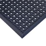 Andersen 420 Comfort Flow Indoor/Outdoor Wet/Dry Slip-Resistant Anti-Fatigue Mat, Black