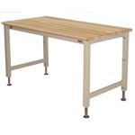 BenchPro AEW2436 Electric Lift Workbench with Oiled Maple Butcher Block Top, 24" x 36"