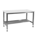 BenchPro™ ASEECR2472 Stainless Steel Electric Lift Workbench with Cleanroom Laminate, 24" x 72" 