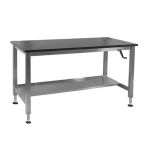 BenchPro™ ASMYR3036 Stainless Steel Manual Lift Workbench with 0.75" Phenolic Resin Work Surface, 30" x 36" 