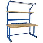 BenchPro™ DWC-3 'Bench-in-a-Box' Cantilevered Workbench with Oiled Maple Butcher Block Work Surface, 30